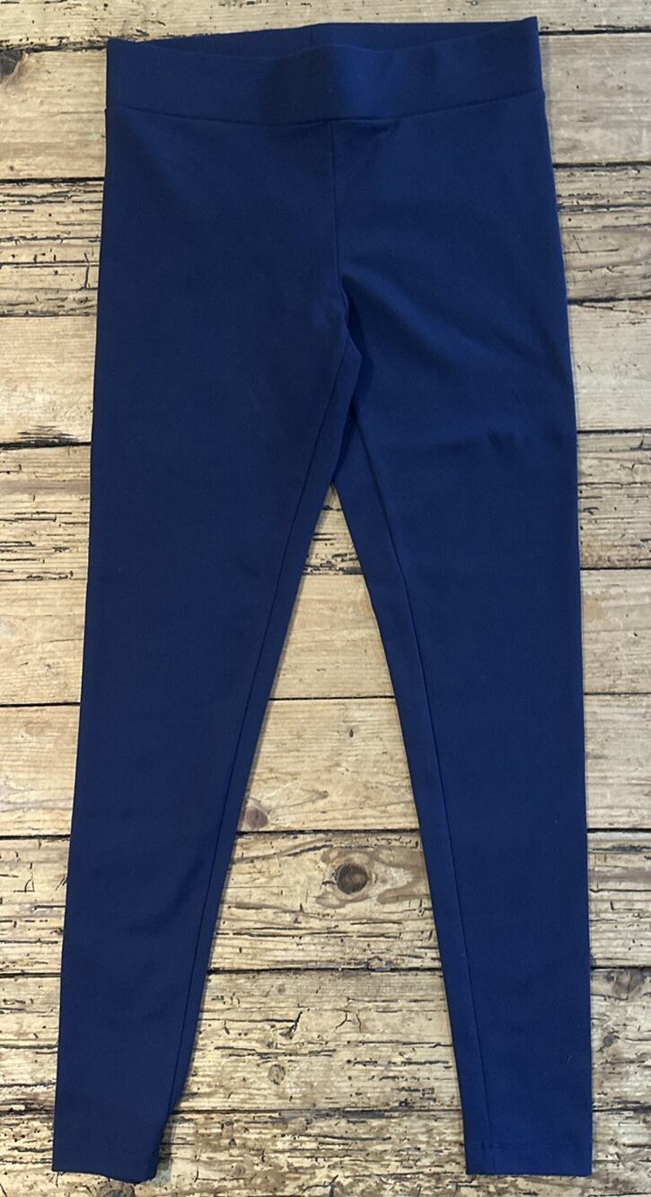 Matty M Women’s Navy Slub Ponte Skinny Pants Size XS NWOT